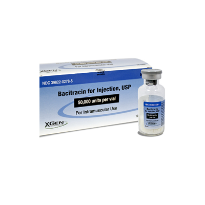 Bacitracin injectable