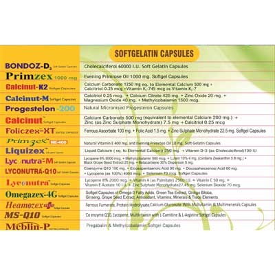 Softgelatin Capsules