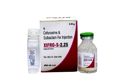 cefuroxime and sulbactam